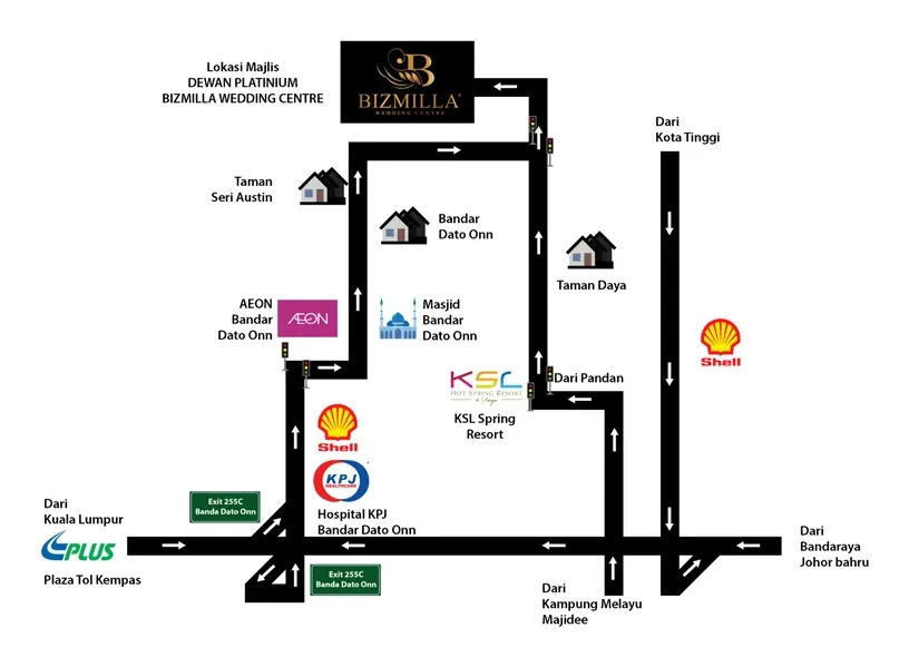 Peta lokasi Eco Palladium, Johor Bahru, Eco Palladium, Johor Bahru
